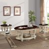 Living Room Coffee Table Set, Coffee Table & Two End Side Table 3-Piece Set for Office, Living Room, Apartment