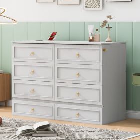 Queen Murphy Bed with Large Drawers,White