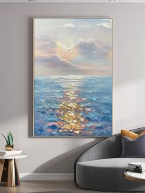 Modern Abstract Wall Art Canvas Painting Beach Surf Landscape Poster Art Prints Suitable For Living Room Home Decor (size: 70x140cm)