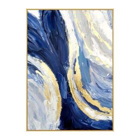 Hot Selling Artist Hand-painted High Quality Abstract Oil Painting on Canvas Handmade Beautiful Light ColorsOil Painting No Frame (size: 90x120cm)