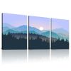 Marble Picture Frame, Canvas Wall Art, 3 Piece (12inX16in), Wall Decor for Bedroom