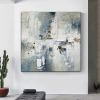 Nordic Abstract Oil Painting Handmade Canvas Decorative Mural Frameless Acrylic Hanging Image For LivingRoom Bedroom Aisle Porch